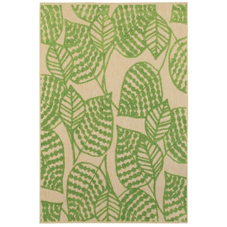 Oriental Weavers Cayman 566F9 6x9 Rectangle - Sand/ Green-Polypropylene C566F9200290ST